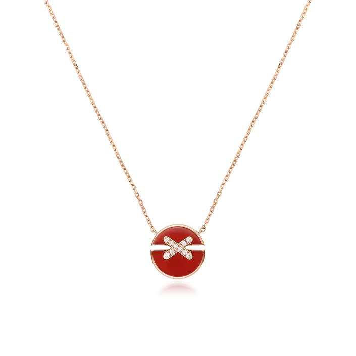 ¡®Jewelicorn¡¯JEUX DE ROSE GOLD DIAMOND NECKLACE