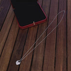 ¡®Jewelicorn¡¯AMULETTE SILVER FULL DIAMOND NECKLACE