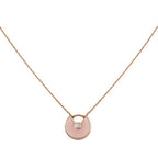 ¡®Jewelicorn¡¯AMULETTE ROSE GOLD PINK MOP NECKLACE