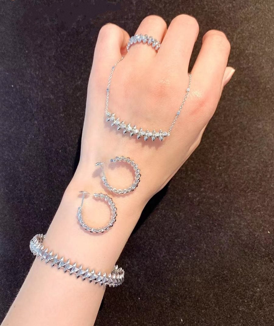 ¡®Jewelicorn¡¯CLASH SILVER BRACELET