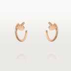 ¡®Jewelicorn¡¯JUSTE EARRINGS 12.75MM PINK GOLD DIAMOND