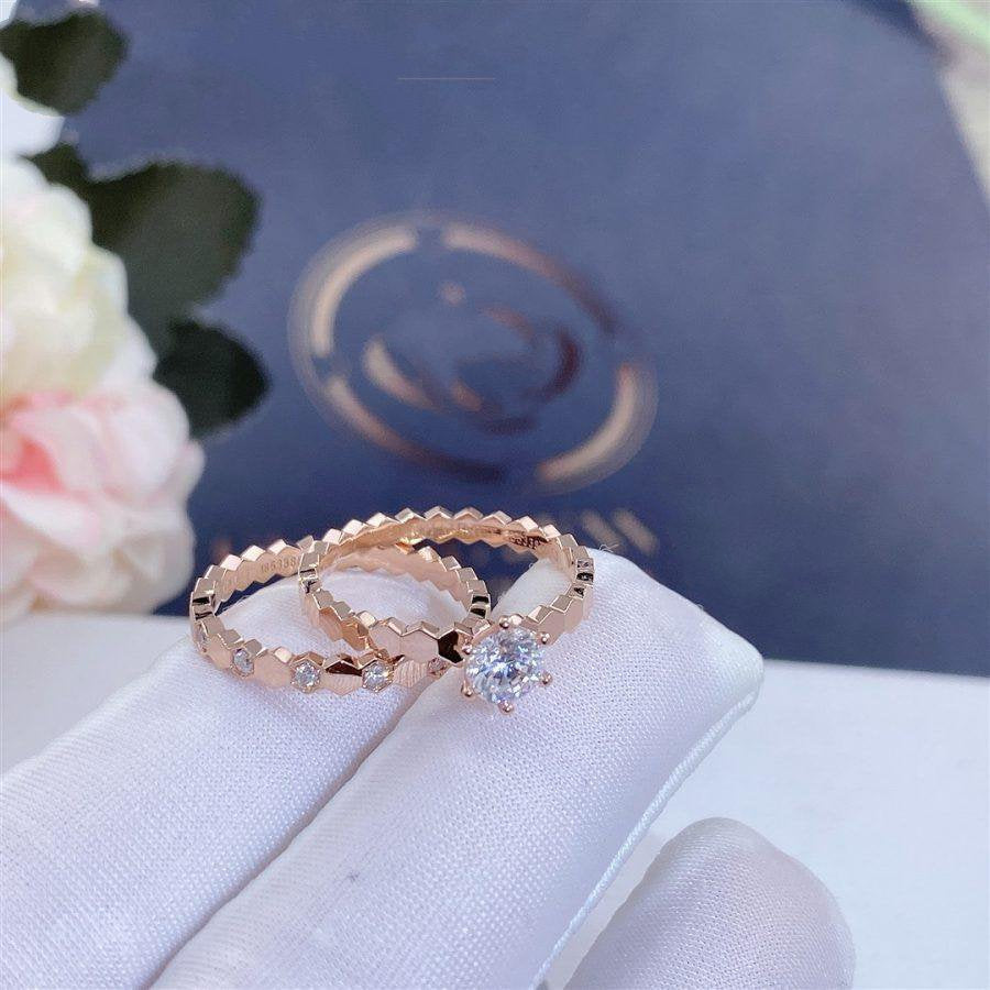 ¡®Jewelicorn¡¯BEE LOVE RING PINK GOLD 1 DIAMOND