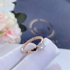 ¡®Jewelicorn¡¯BEE LOVE RING PINK GOLD 1 DIAMOND