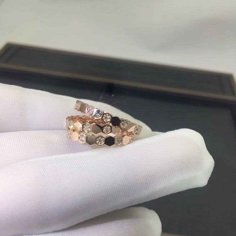 ¡®Jewelicorn¡¯BEE LOVE RING PINK GOLD DIAMOND