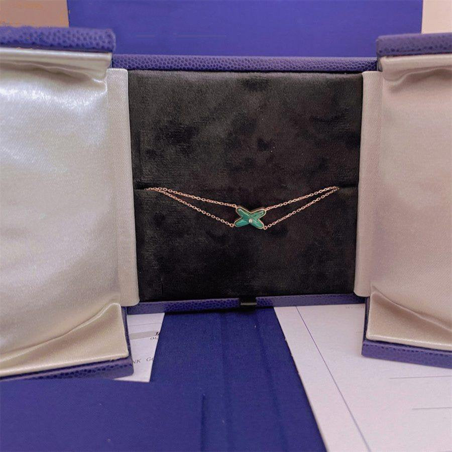 ¡®Jewelicorn¡¯JEUX BRACELET MALACHITE PINK GOLD 1 DIAMOND