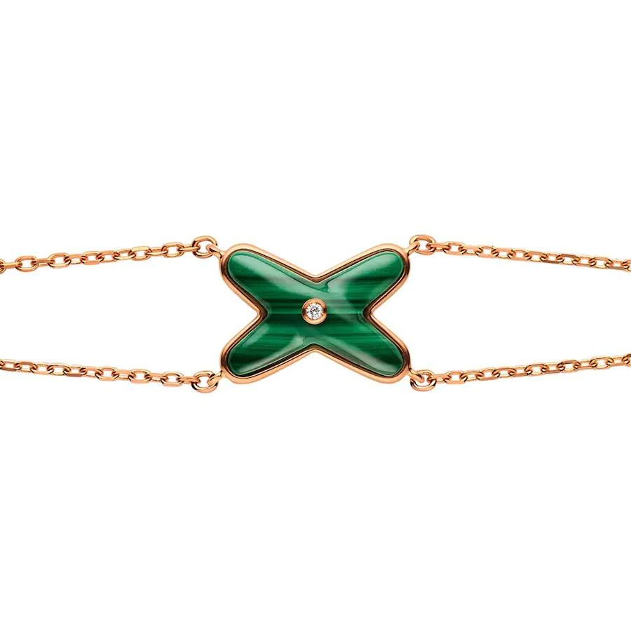 ¡®Jewelicorn¡¯JEUX BRACELET MALACHITE PINK GOLD 1 DIAMOND