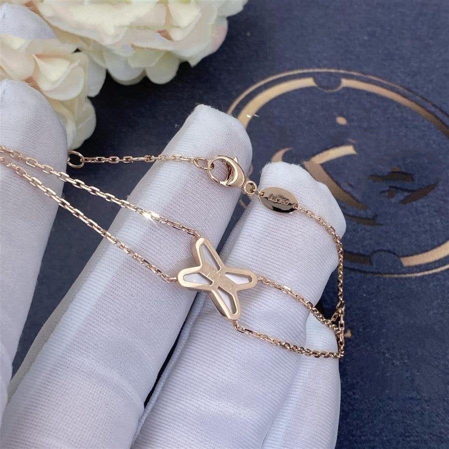 ¡®Jewelicorn¡¯JEUX BRACELET WHITE MOP PINK GOLD 1 DIAMOND