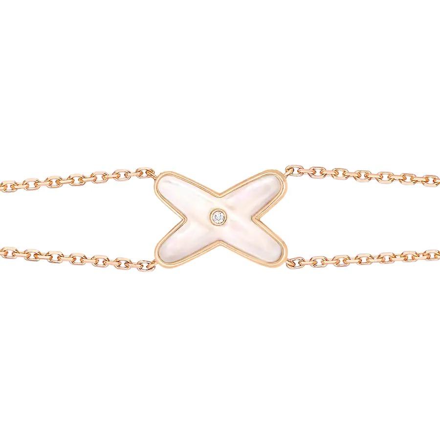 ¡®Jewelicorn¡¯JEUX BRACELET WHITE MOP PINK GOLD 1 DIAMOND