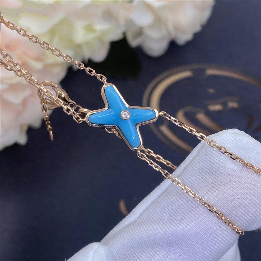 ¡®Jewelicorn¡¯JEUX BRACELET TURQUOISE PINK GOLD 1 DIAMOND