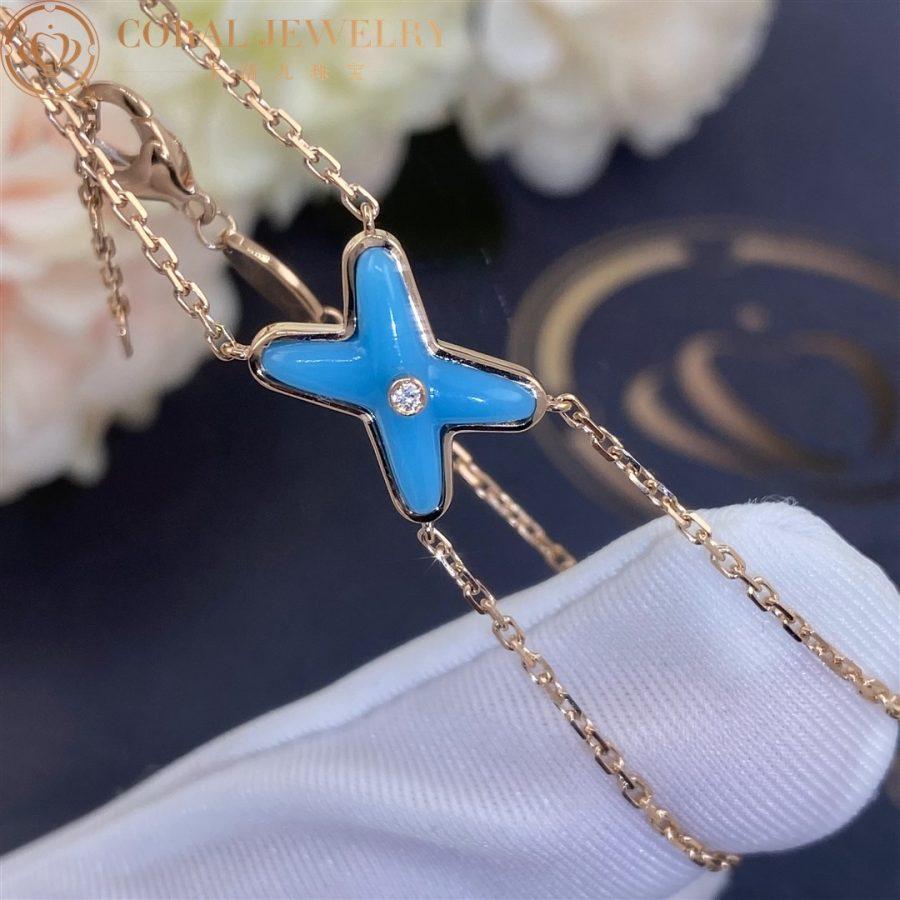 ¡®Jewelicorn¡¯JEUX BRACELET TURQUOISE PINK GOLD 1 DIAMOND