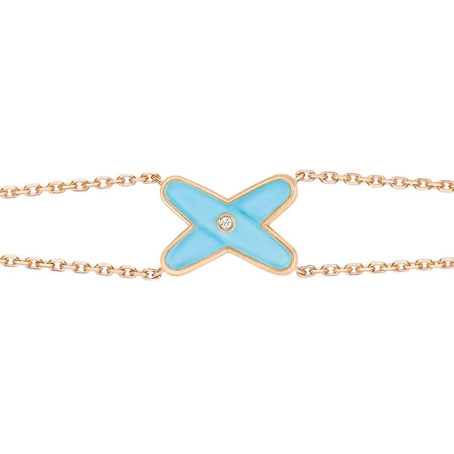 ¡®Jewelicorn¡¯JEUX BRACELET TURQUOISE PINK GOLD 1 DIAMOND