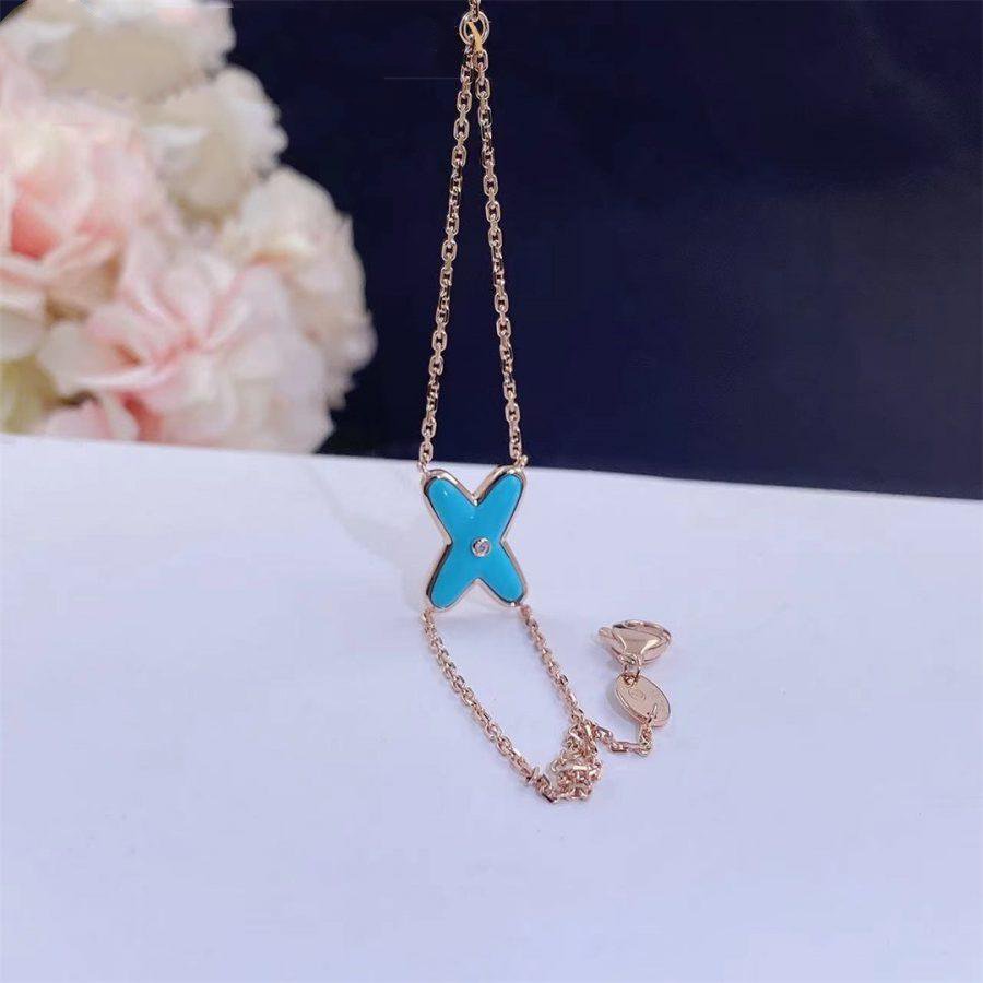 ¡®Jewelicorn¡¯JEUX BRACELET TURQUOISE PINK GOLD 1 DIAMOND