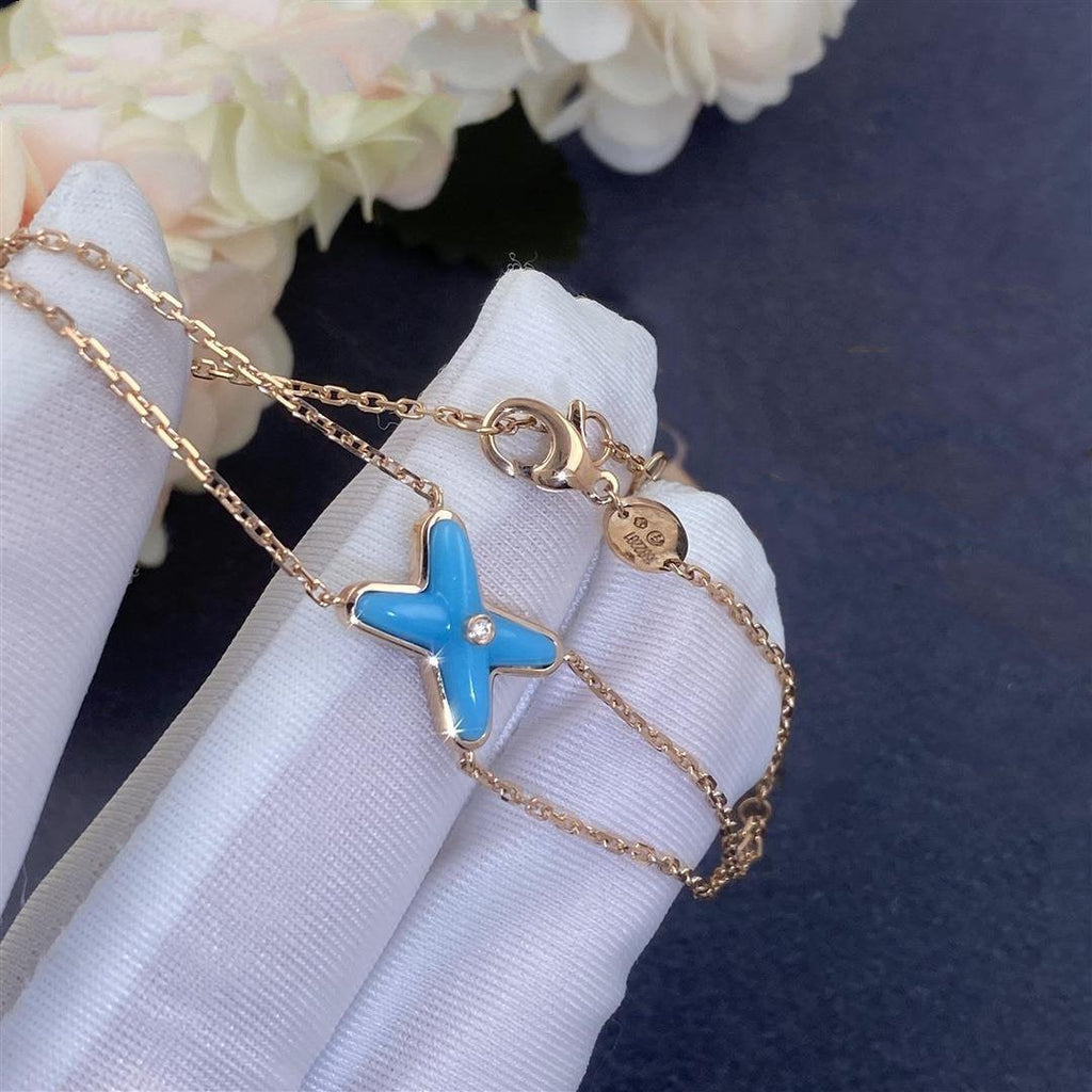 ¡®Jewelicorn¡¯JEUX BRACELET TURQUOISE PINK GOLD 1 DIAMOND
