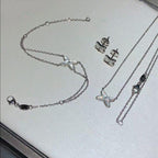 ¡®Jewelicorn¡¯JEUX BRACELET WHITE MOP SILVER 1 DIAMOND