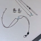 ¡®Jewelicorn¡¯JEUX BRACELET WHITE MOP SILVER 1 DIAMOND