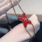 ¡®Jewelicorn¡¯JEUX BRACELET CARNELIAN PINK GOLD 1 DIAMOND