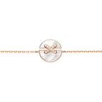 ¡®Jewelicorn¡¯JEUX DE BRACELET MOP PINK GOLD DIAMONDS