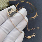 ¡®Jewelicorn¡¯JEUX DE BRACELET ONYX PINK GOLD DIAMOND