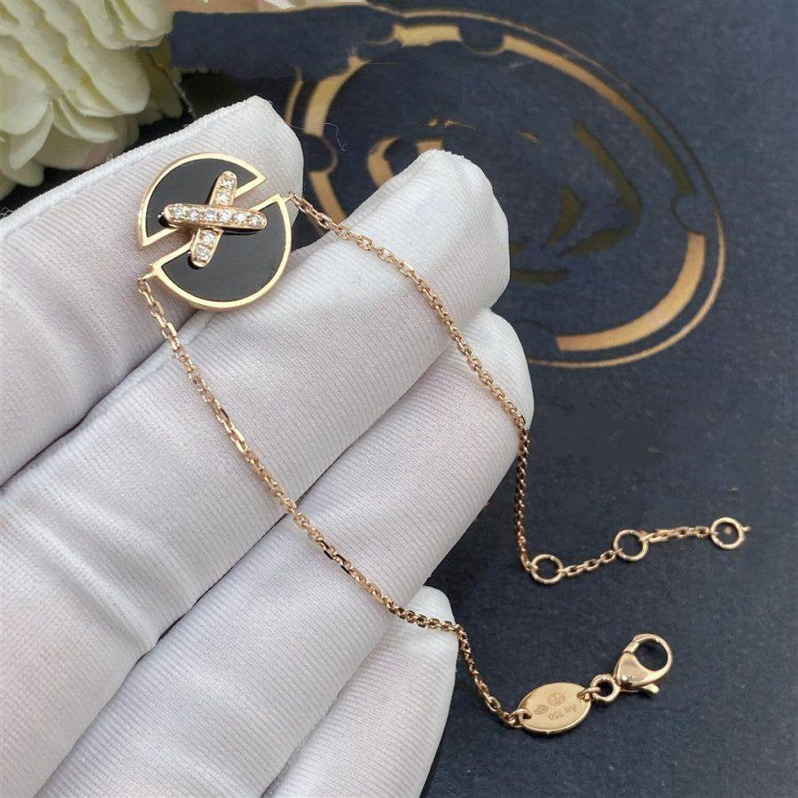 ¡®Jewelicorn¡¯JEUX DE BRACELET ONYX PINK GOLD DIAMOND