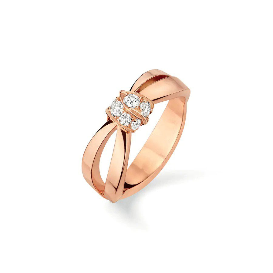 ¡®Jewelicorn¡¯LIENS RING PINK GOLD DIAMOND