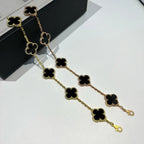 ¡®Jewelicorn¡¯CLOVER  5 MOTIFS BLACK ONYX BRACELET