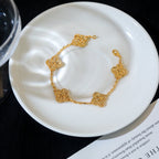 ¡®Jewelicorn¡¯CLOVER 5 MOTIFS BRONZING BRACELET