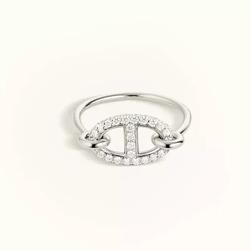 ¡®Jewelicorn¡¯RONDE SMALL SILVER DIAMOND RING