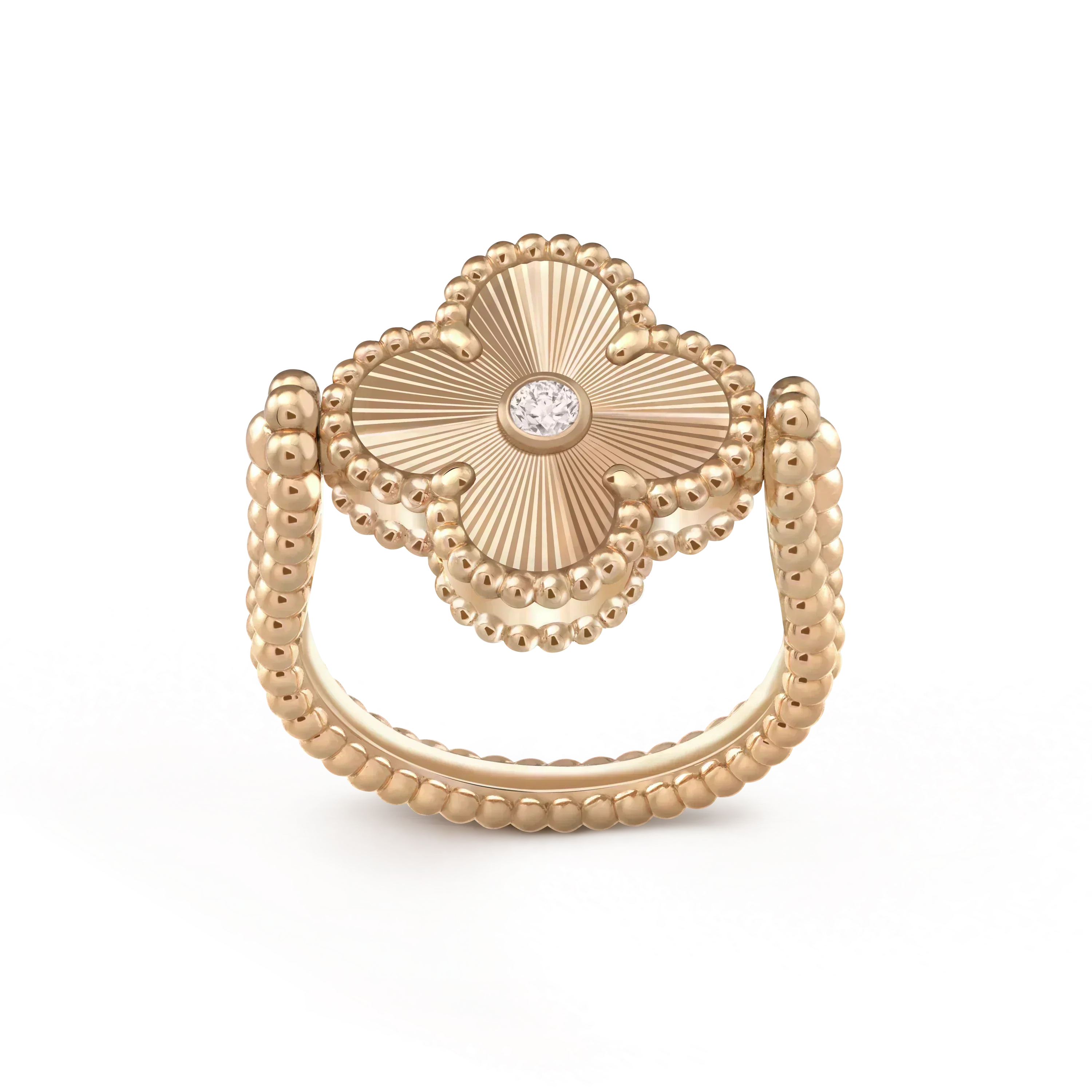 ¡®Jewelicorn¡¯CLOVER RIVERSIBLE ROSE GOLD RING