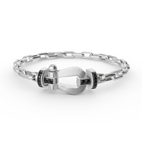 ¡®Jewelicorn¡¯FORCE LARGE HORSESHOE CLASP  METAL BRACELET
