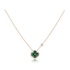 ¡®Jewelicorn¡¯SUN PEDANT PINK GOLD 1 DIAMOND NECKLACE