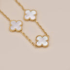 ¡®Jewelicorn¡¯CLOVER  5 MOTIF WHITE MOP BRACELET