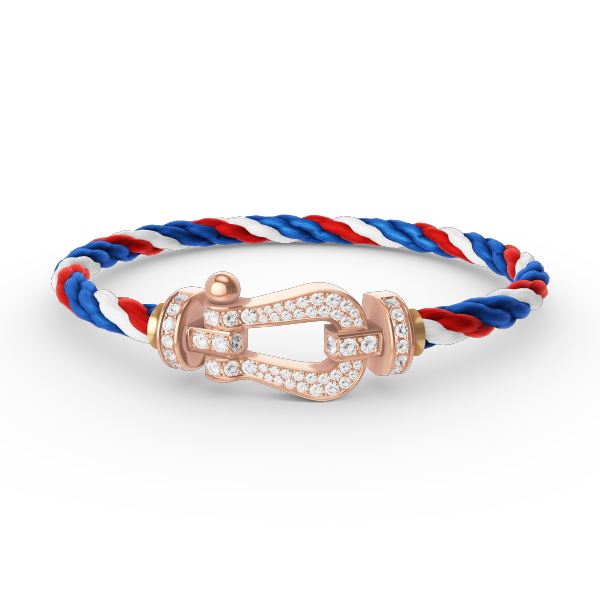 ¡®Jewelicorn¡¯FORCE LARGE HORSESHOE FULL DIAMOND BRACELET ROSE GOLD