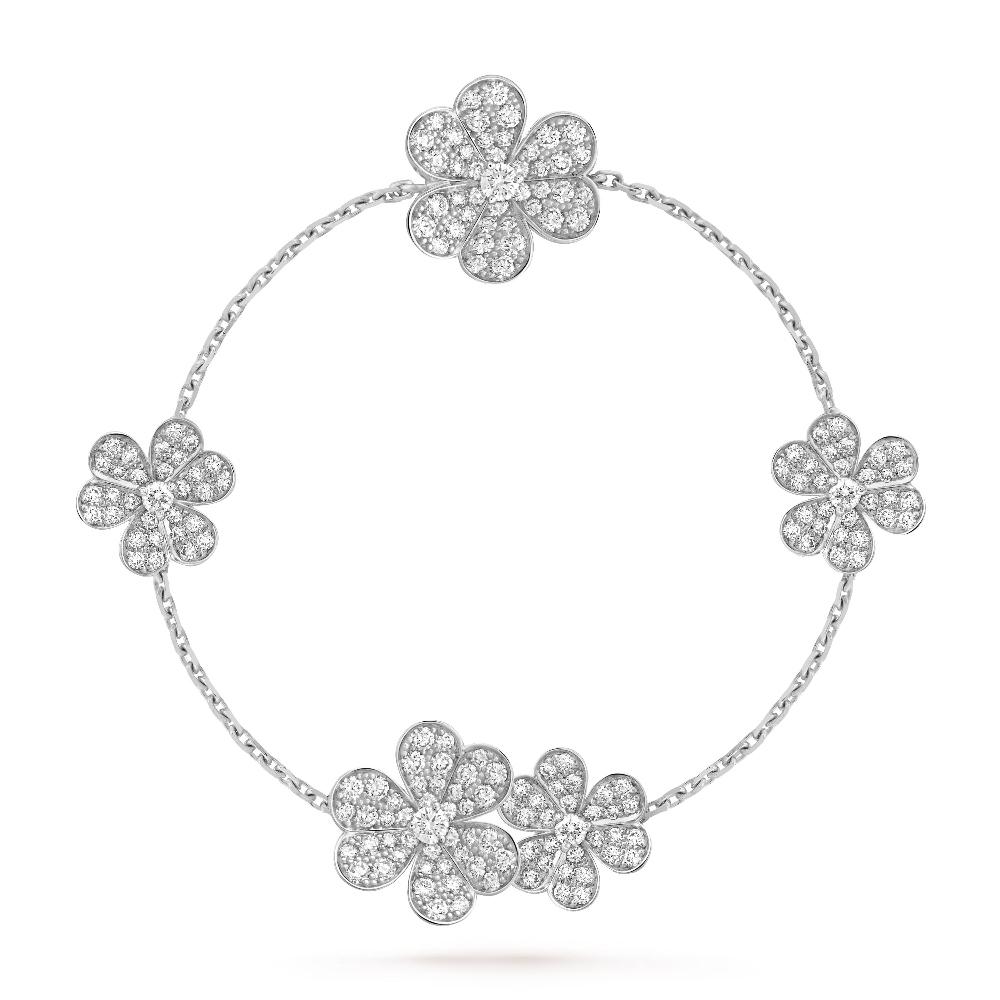 ¡®Jewelicorn¡¯FRIVOLE SILVER 5 FLOWERS BRACELET