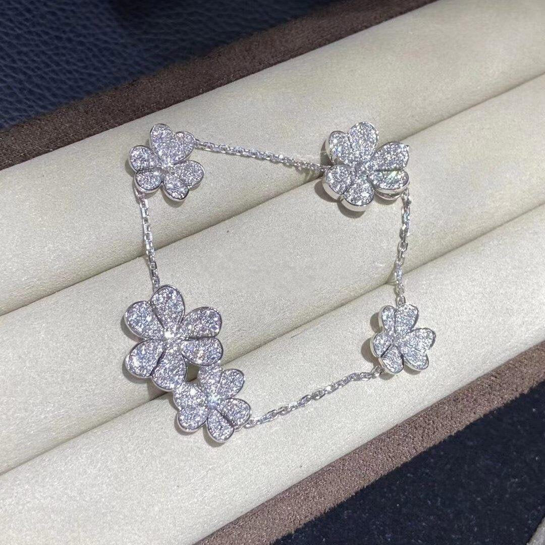 ¡®Jewelicorn¡¯FRIVOLE SILVER 5 FLOWERS BRACELET