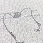 ¡®Jewelicorn¡¯FRIVOLE SILVER FLOWER DIAMOND BRACELET