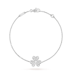 ¡®Jewelicorn¡¯FRIVOLE SILVER FLOWER DIAMOND BRACELET
