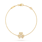 ¡®Jewelicorn¡¯FRIVOLE GOLD FLOWER DIAMOND BRACELET