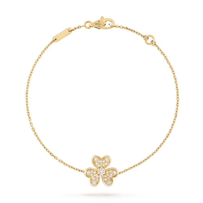 ¡®Jewelicorn¡¯FRIVOLE GOLD FLOWER DIAMOND BRACELET