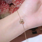 ¡®Jewelicorn¡¯FRIVOLE GOLD FLOWER DIAMOND BRACELET