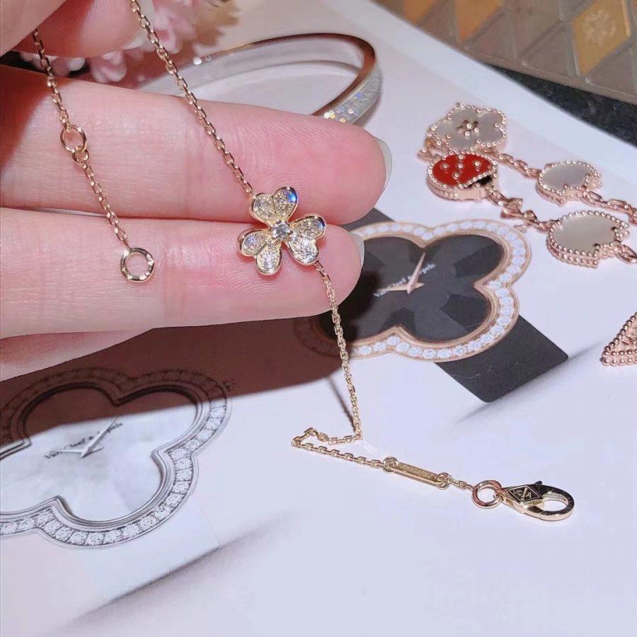 ¡®Jewelicorn¡¯FRIVOLE GOLD FLOWER DIAMOND BRACELET