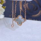 ¡®Jewelicorn¡¯CLOVER WHITE MOP SINGLE FLOWER BRACELET