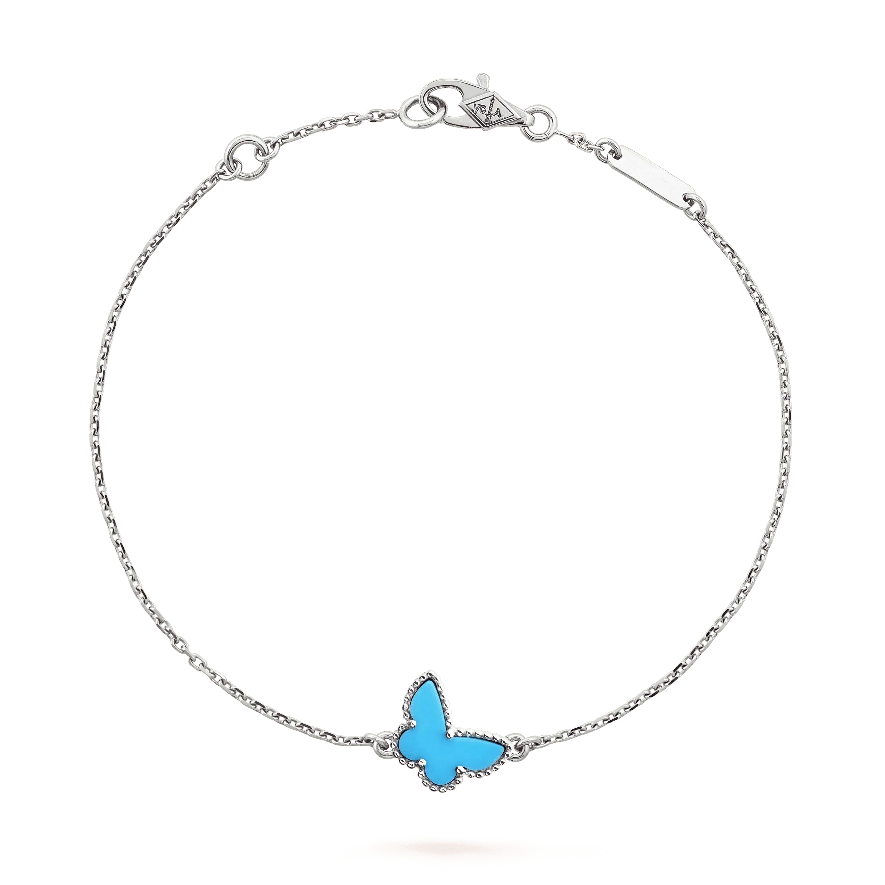¡®Jewelicorn¡¯BUTTERFLY TURQUOISE BUTTERFLY BRACELET SILVER