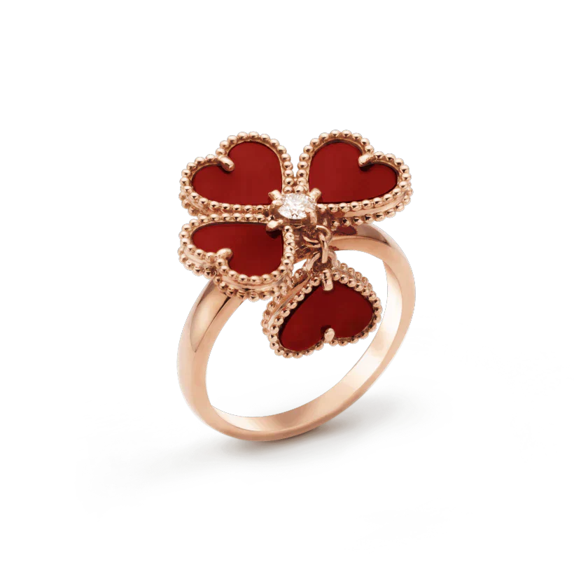 ¡®Jewelicorn¡¯SWEET CLOVER CARNELIAN RING