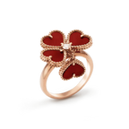 ¡®Jewelicorn¡¯SWEET CLOVER CARNELIAN RING