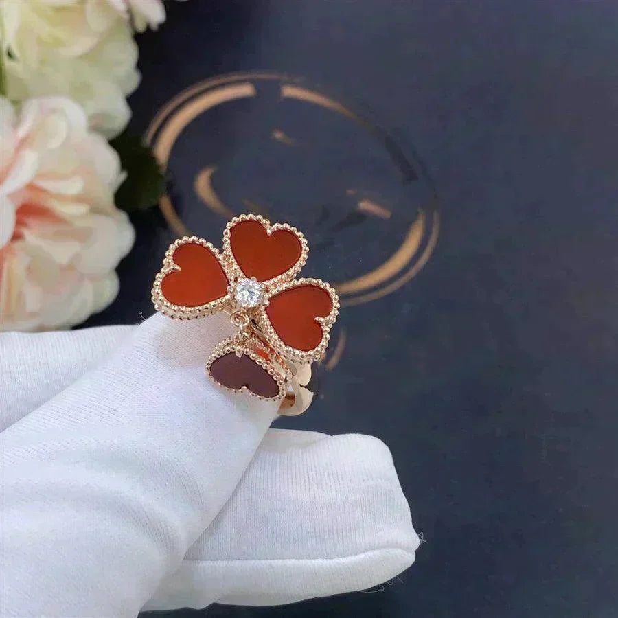 ¡®Jewelicorn¡¯SWEET CLOVER CARNELIAN RING