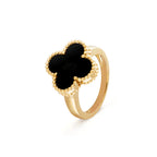 ¡®Jewelicorn¡¯CLOVER ONYX RING