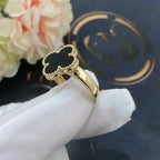 ¡®Jewelicorn¡¯CLOVER ONYX RING