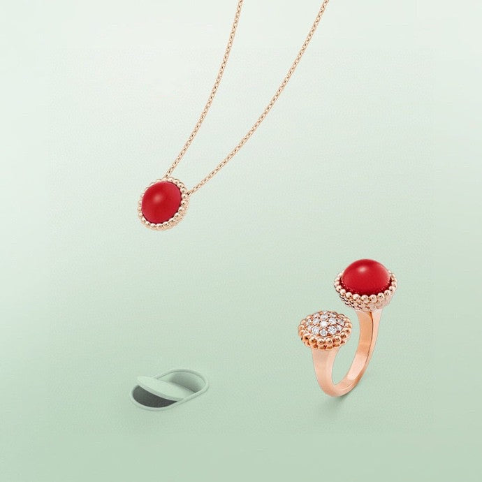 ¡®Jewelicorn¡¯PERLEE COULEURS DIAMOND ROSE GOLD BETWEEN THE FINGER RING