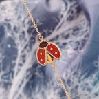 ¡®Jewelicorn¡¯LUCKY SPRING 1 MOTIF PINK GOLD BRACELET