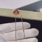 ¡®Jewelicorn¡¯LUCKY SPRING 1 MOTIF PINK GOLD BRACELET